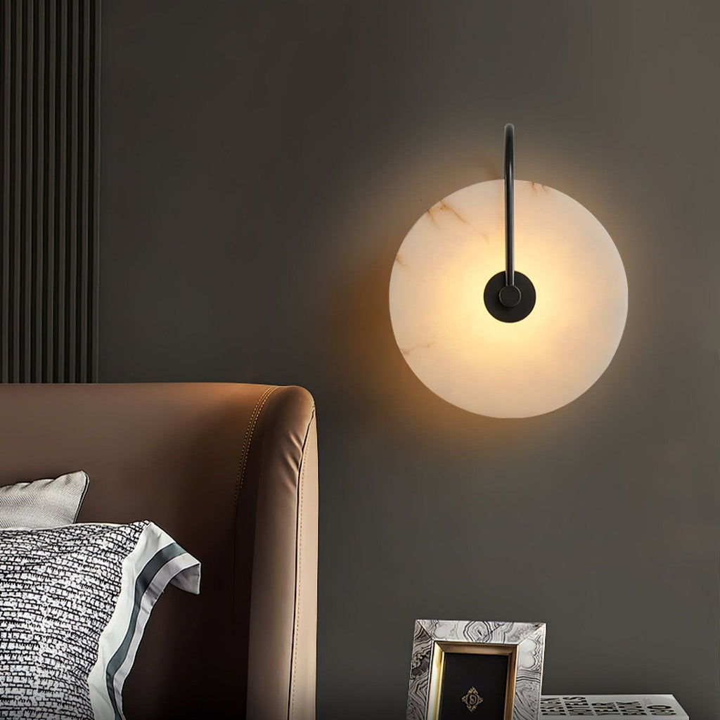 Elaris Applique Murale Globe en Albâtre - Neutralighting