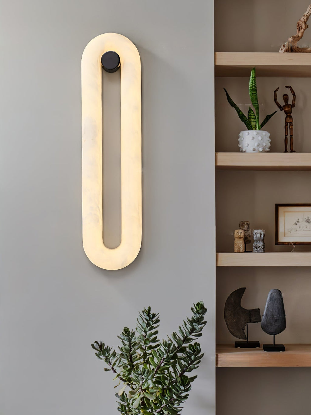 Aurea Applique Murale Moderne en Albâtre - Neutralighting