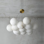 Norduvyd Chandelier Métal Lunaire Créativité Salon - Neutralighting