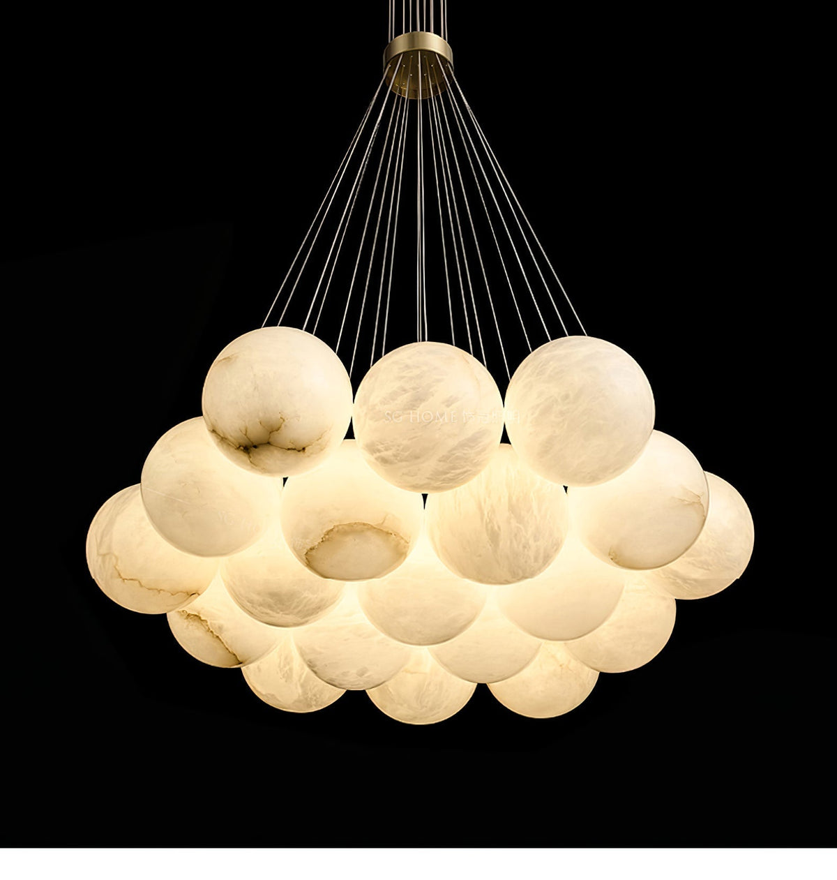 Zovenila Chandelier en Albâtre - Neutralighting