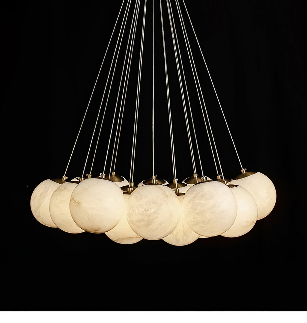 Zovenila Chandelier en Albâtre - Neutralighting