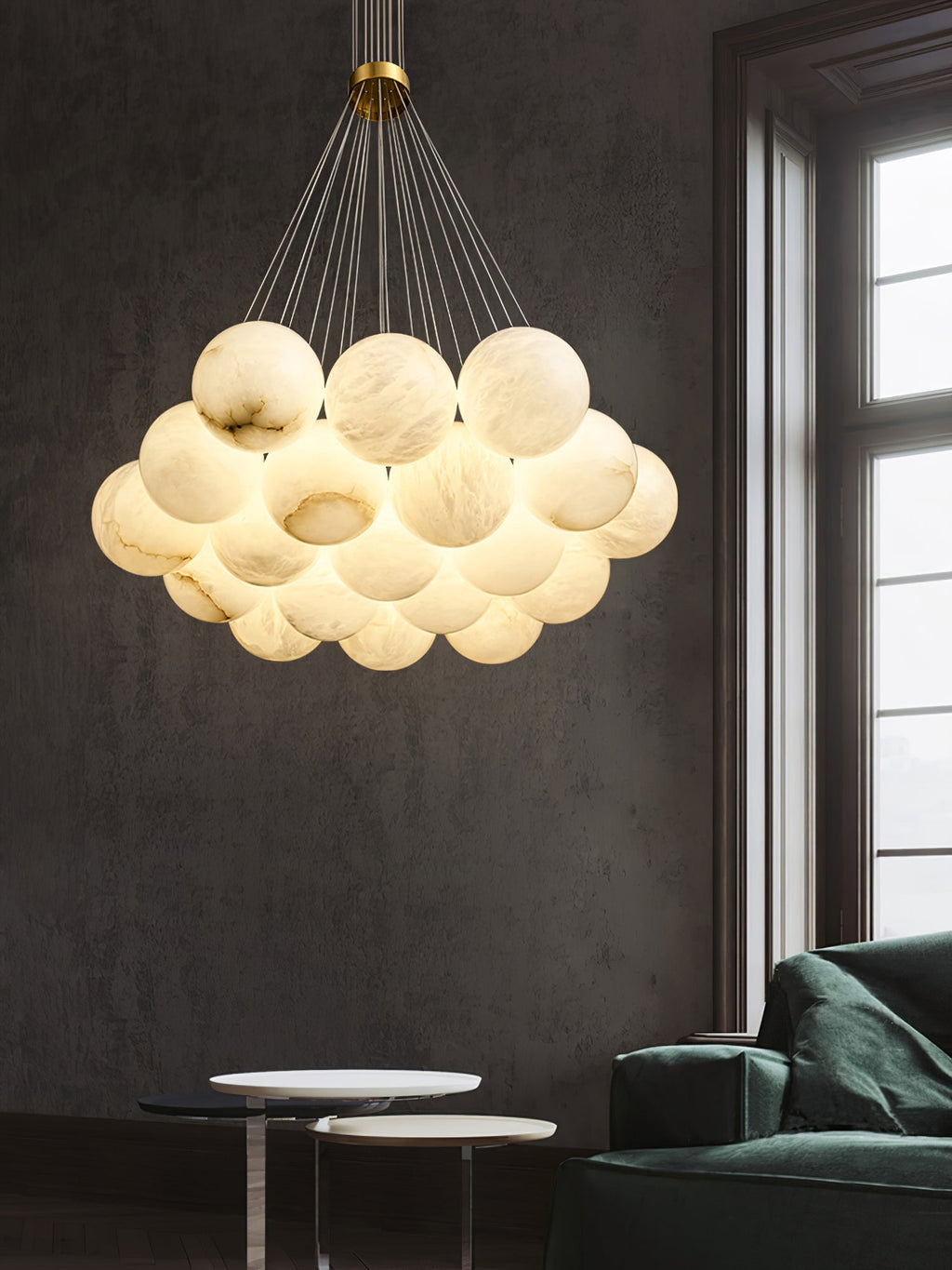 Zovenila Chandelier en Albâtre - Neutralighting