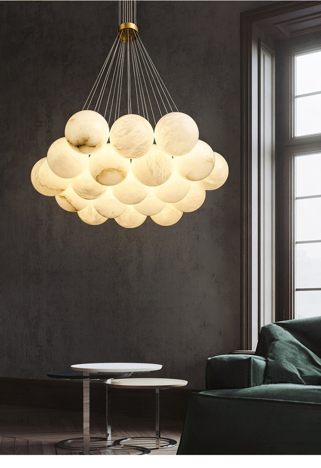 Zovenila Chandelier en Albâtre - Neutralighting