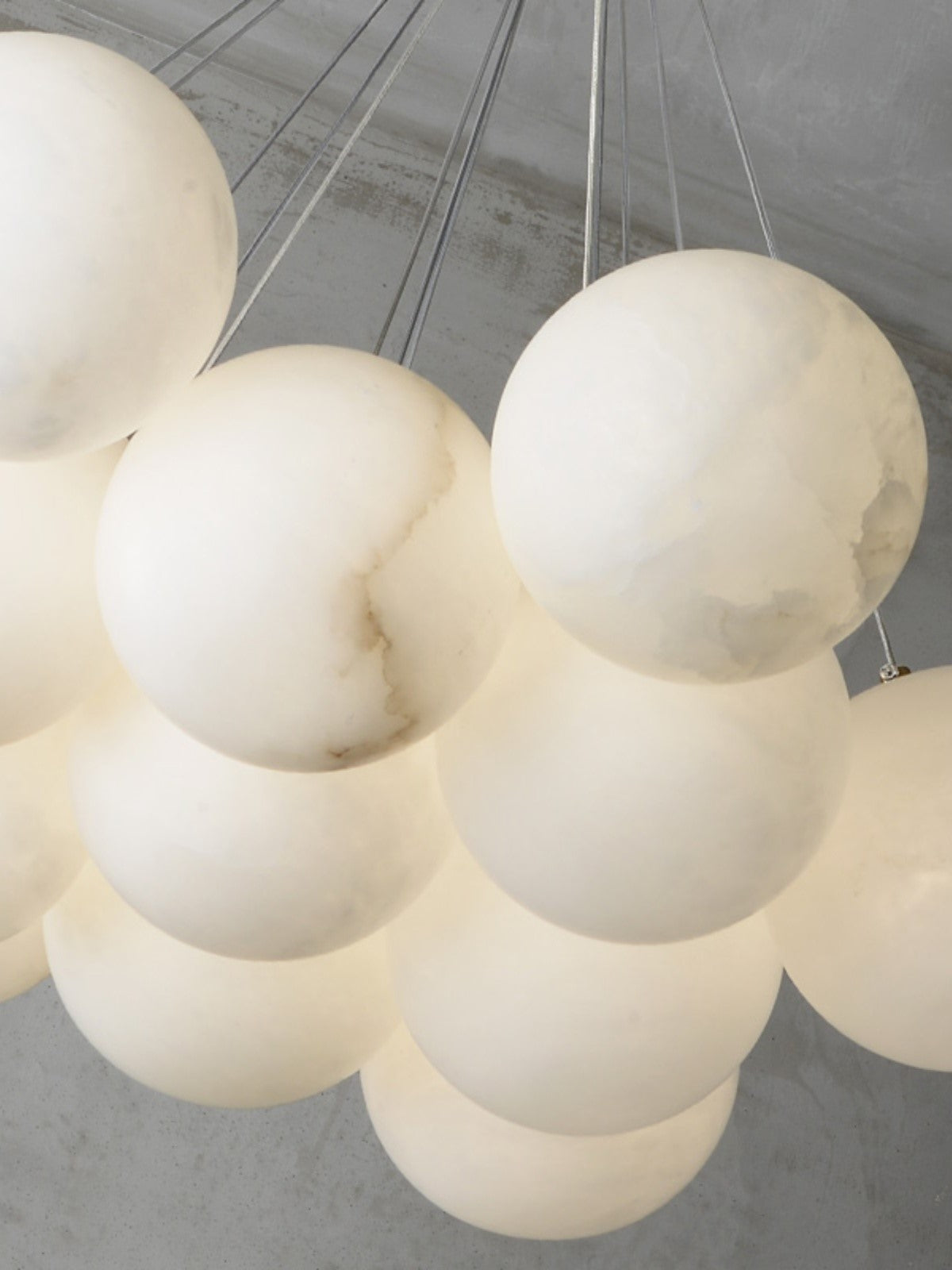 Norduvyd Chandelier Métal Lunaire Créativité Salon - Neutralighting