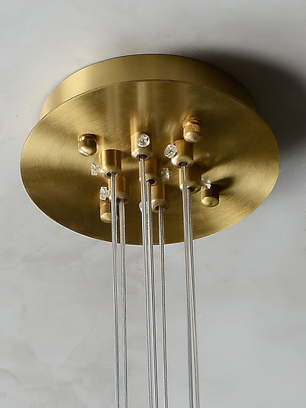 Norduvyd Chandelier Métal Lunaire Créativité Salon - Neutralighting