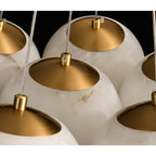 Norduvyd Chandelier Métal Lunaire Créativité Salon - Neutralighting