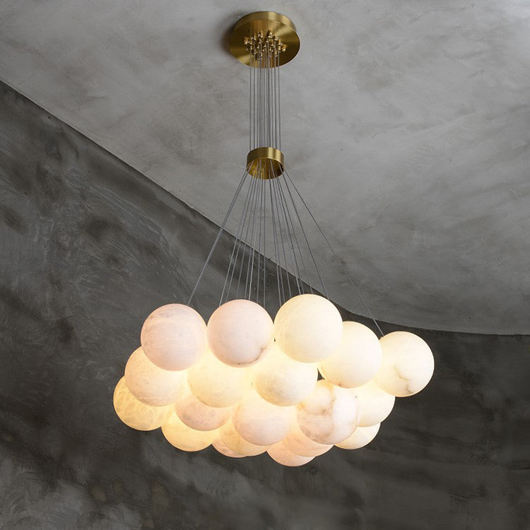 Norduvyd Chandelier Métal Lunaire Créativité Salon - Neutralighting