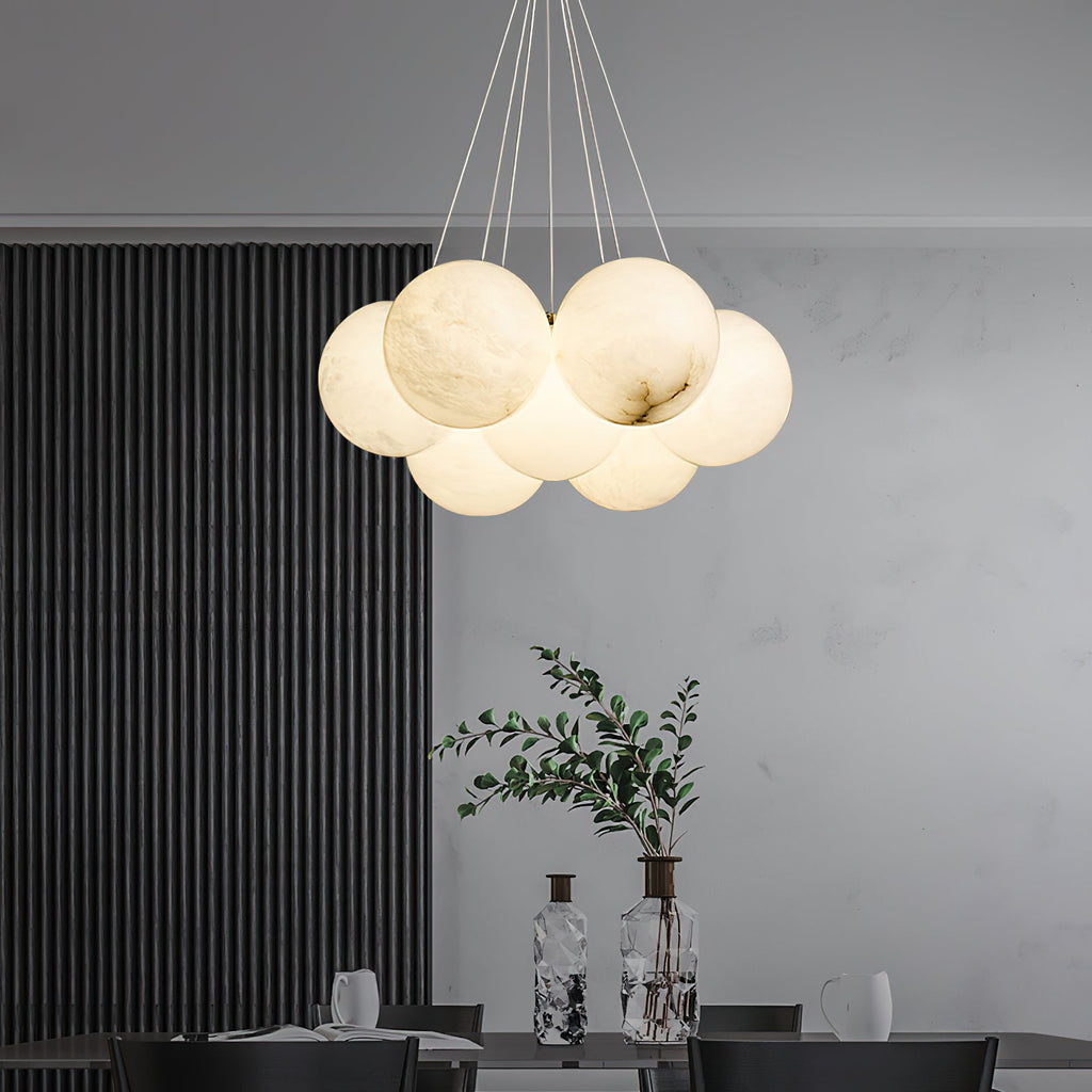 Norduvyd Chandelier Métal Lunaire Créativité Salon - Neutralighting