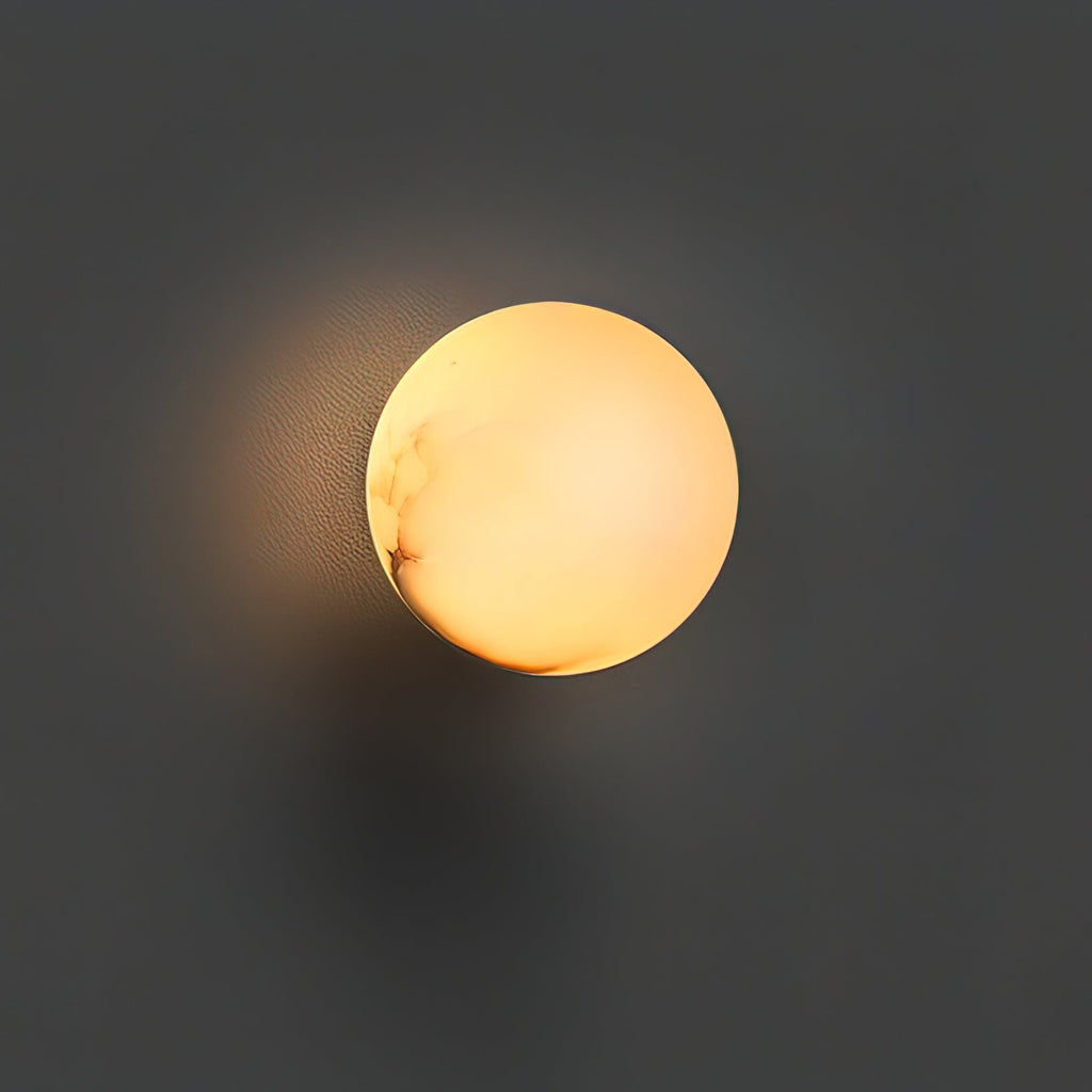 Vevinir Applique Murale Globe en Albâtre - Neutralighting