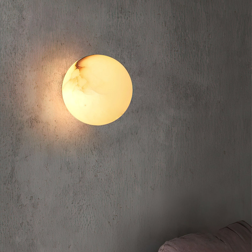 Vevinir Applique Murale Globe en Albâtre - Neutralighting