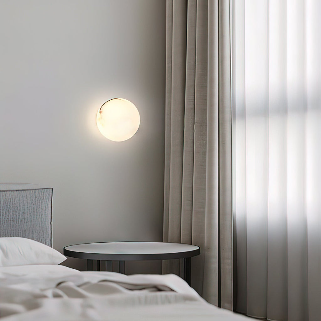 Vevinir Applique Murale Globe en Albâtre - Neutralighting