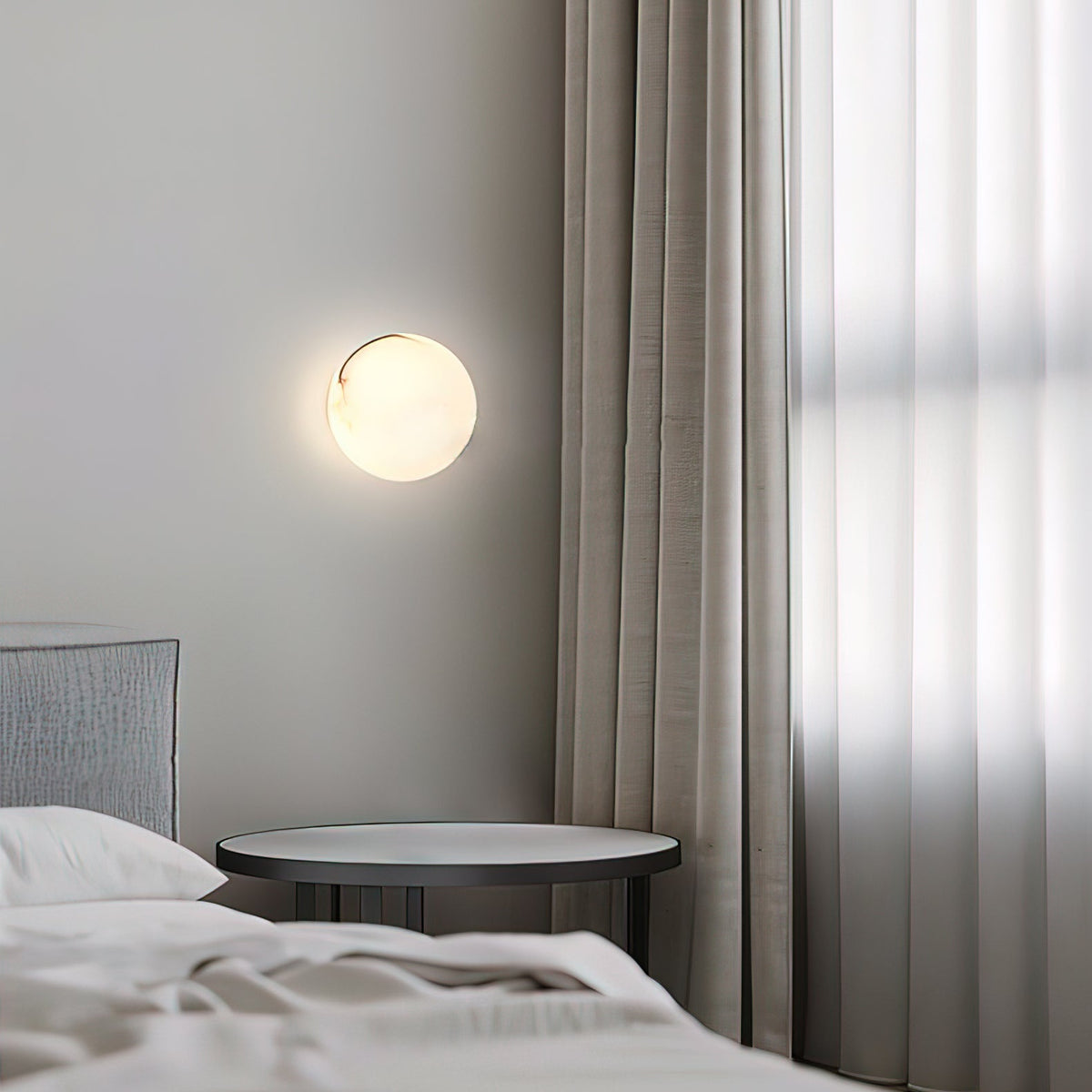 Vevinir Applique Murale Globe en Albâtre - Neutralighting