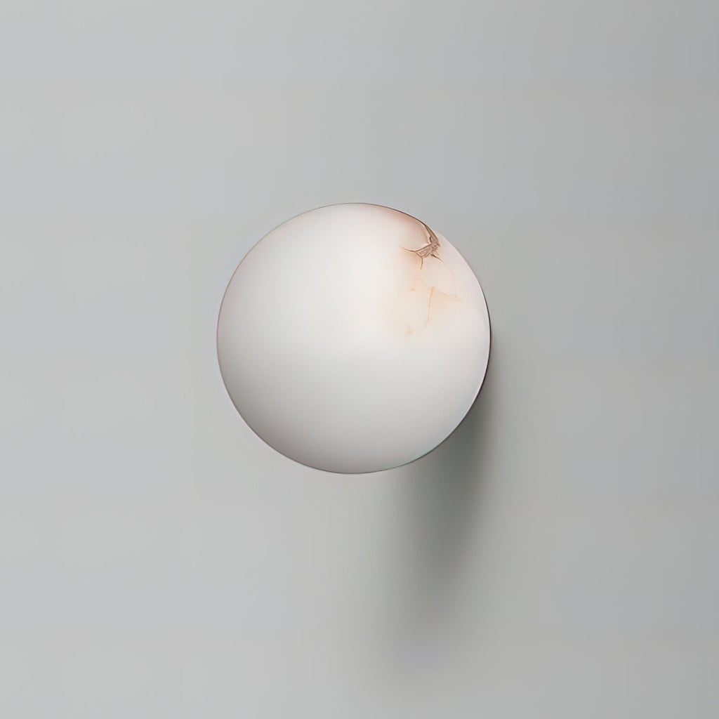 Vevinir Applique Murale Globe en Albâtre - Neutralighting