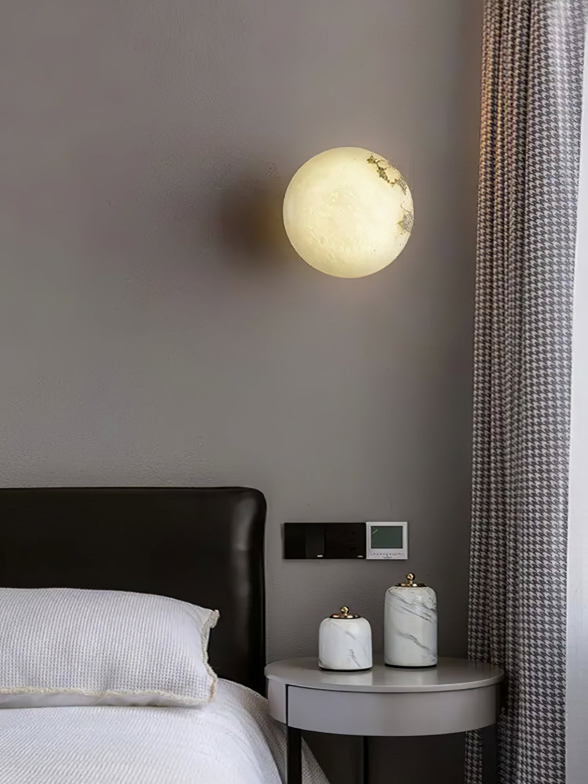 Vevinir Applique Murale Globe en Albâtre - Neutralighting