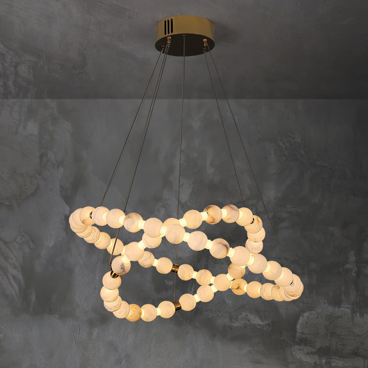 Orion Suspension Moderne en Albâtre - Neutralighting