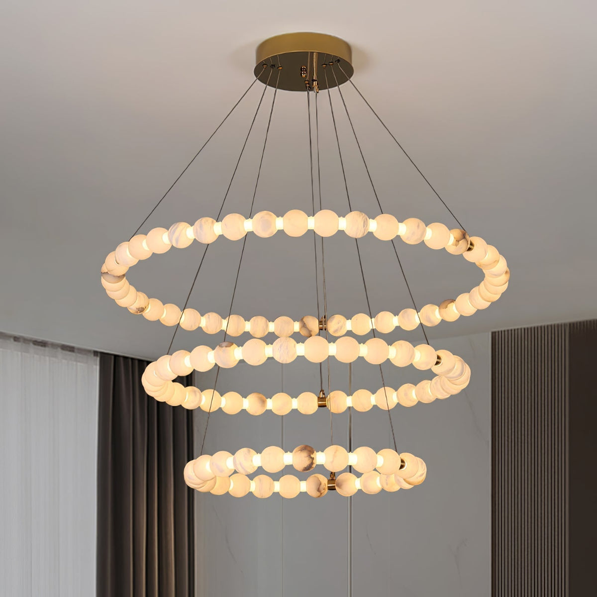 Orion Suspension Moderne en Albâtre - Neutralighting