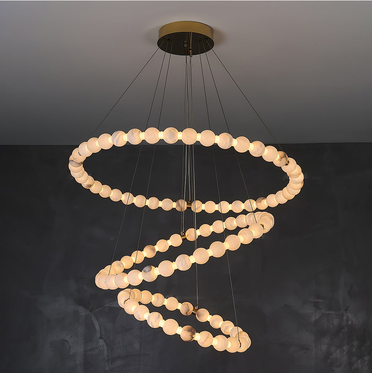 Orion Suspension Moderne en Albâtre - Neutralighting