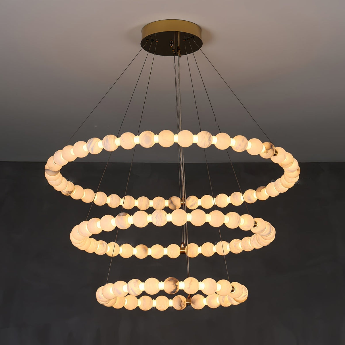 Orion Suspension Moderne en Albâtre - Neutralighting