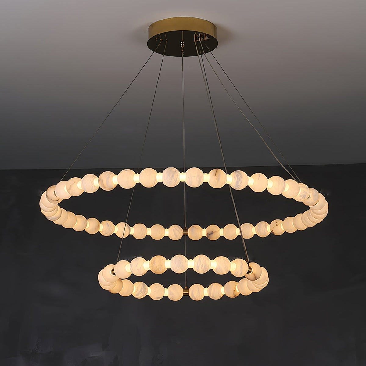 Orion Suspension Moderne en Albâtre - Neutralighting