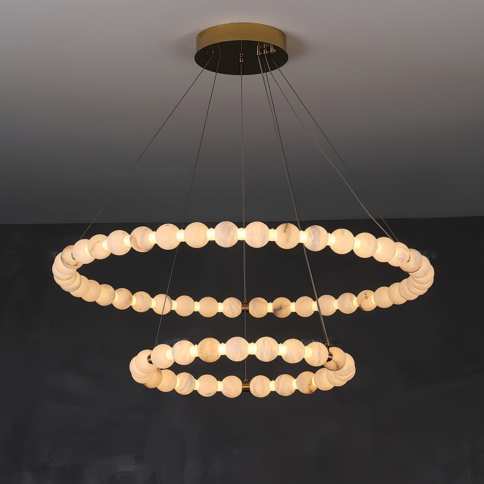 Orion Suspension Moderne en Albâtre - Neutralighting