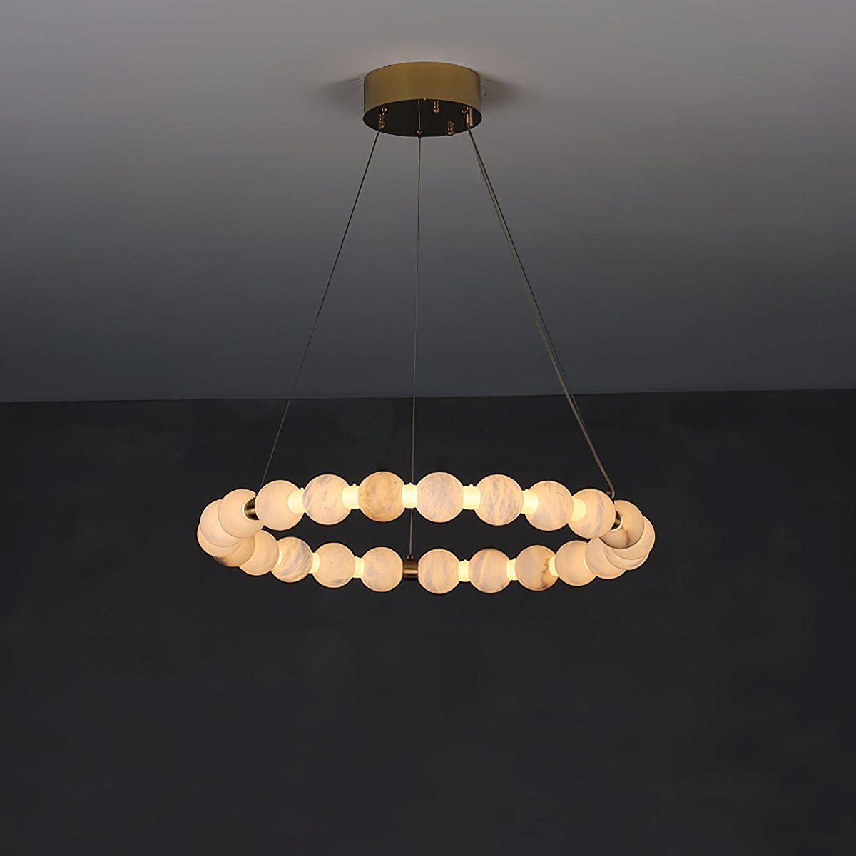 Orion Suspension Moderne en Albâtre - Neutralighting