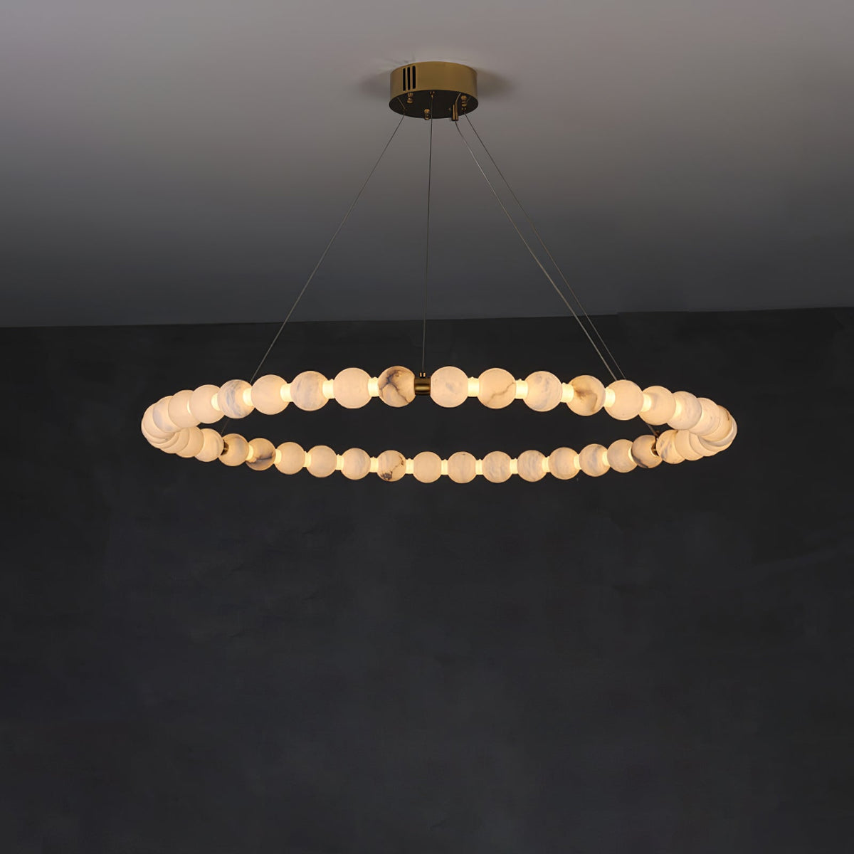 Orion Suspension Moderne en Albâtre - Neutralighting