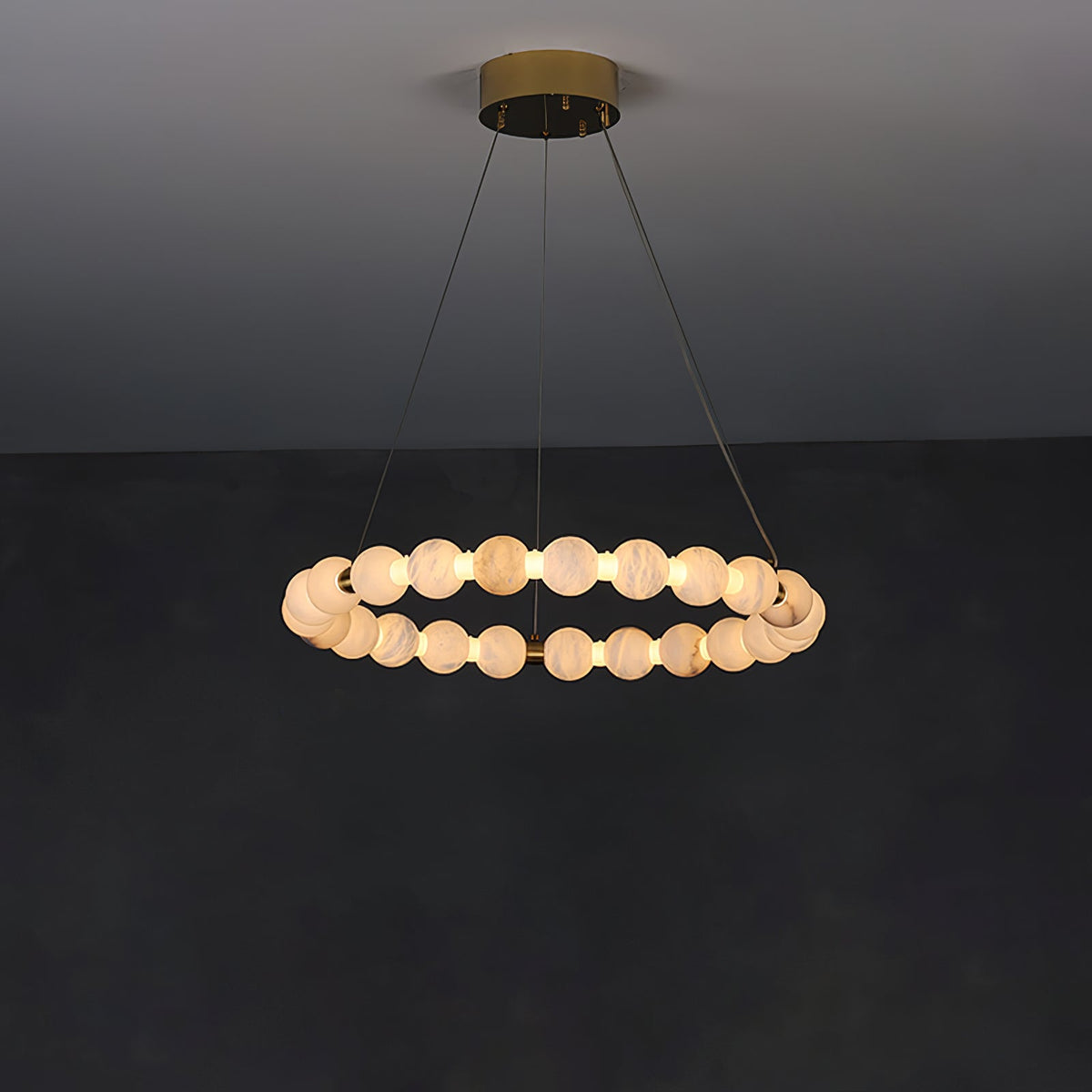 Orion Suspension Moderne en Albâtre - Neutralighting