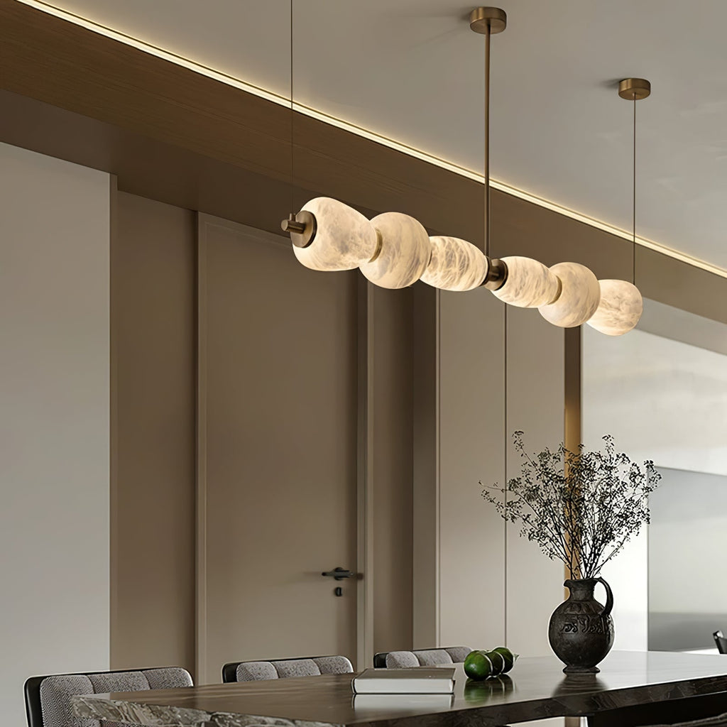 Cyrilla Suspension Linéaire en Albâtre - Neutralighting