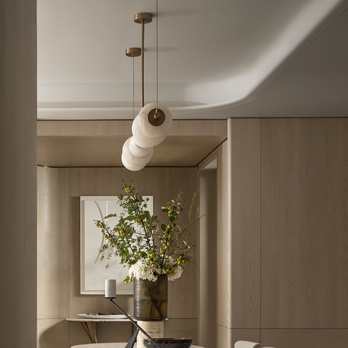 Cyrilla Suspension Linéaire en Albâtre - Neutralighting
