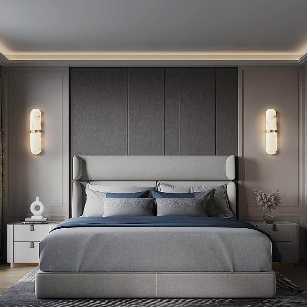 Vitheion Minimaliste Albâtre Luminaire Mural - Neutralighting