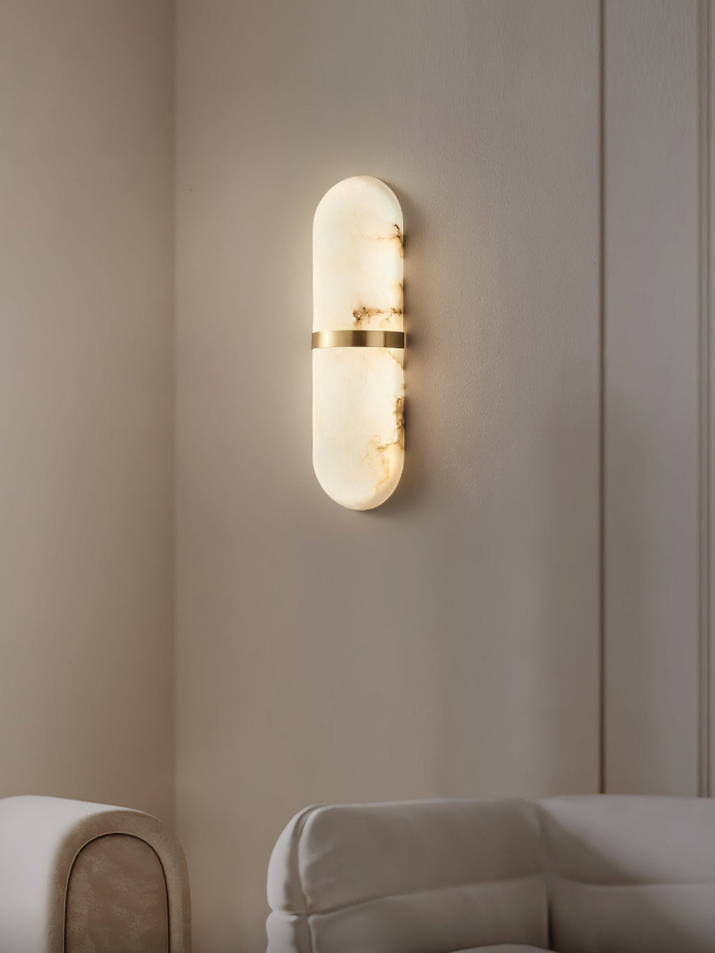 Vitheion Minimaliste Albâtre Luminaire Mural - Neutralighting
