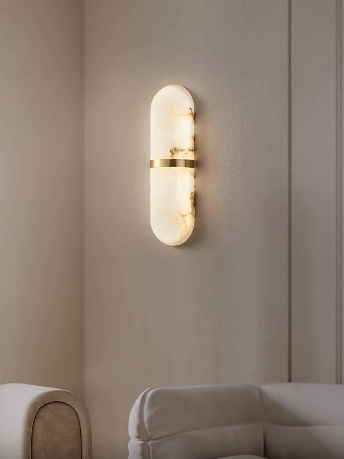 Vitheion Minimaliste Albâtre Luminaire Mural - Neutralighting