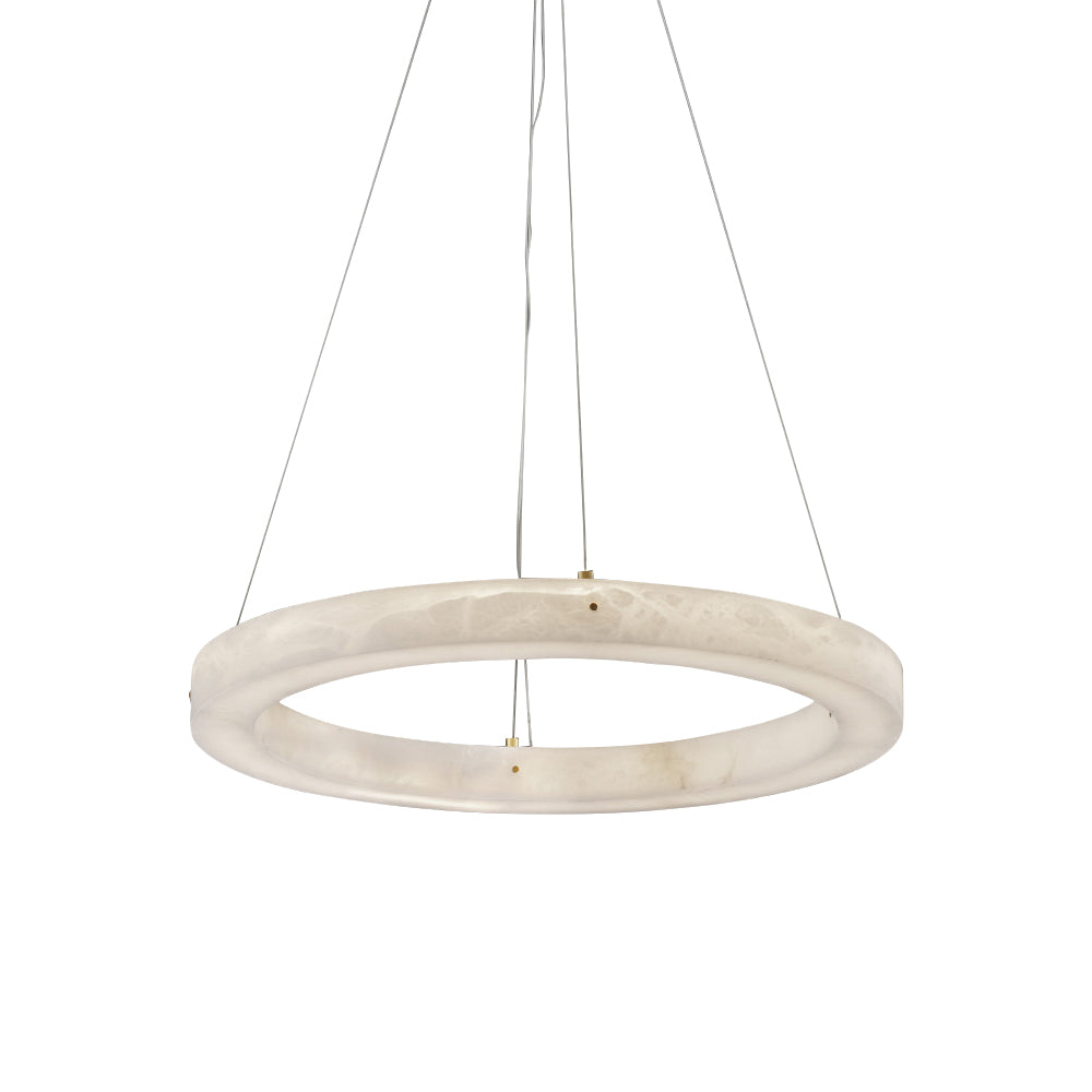 Plotuvyn Chandelier Anneau Albâtre Luxe Salon - Neutralighting