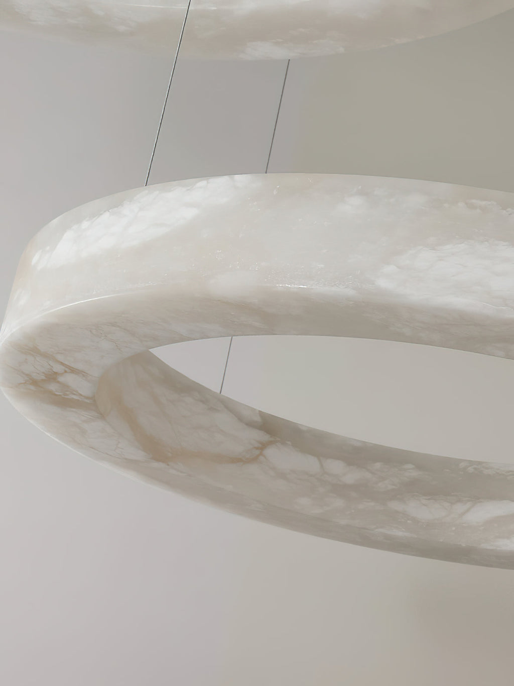 Plotuvyn Chandelier Anneau Albâtre Luxe Salon - Neutralighting