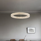 Plotuvyn Chandelier Anneau Albâtre Luxe Salon - Neutralighting