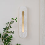 Hurn Applique Murale Ronde en Albâtre - Neutralighting