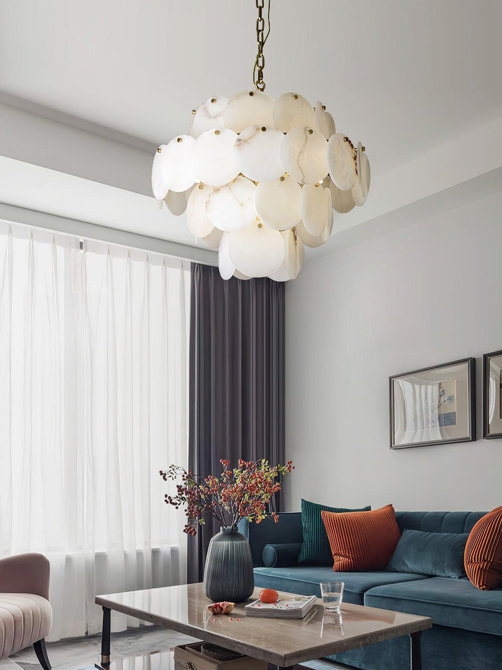 Ulorir Chandelier en Albâtre - Neutralighting