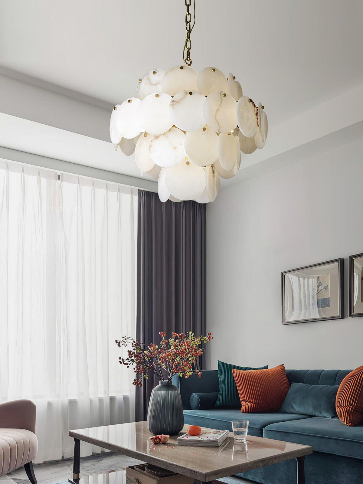 Ulorir Chandelier en Albâtre - Neutralighting