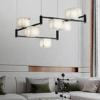 Ostruvye Chandelier Albâtre Boîte Créativité Salon - Neutralighting