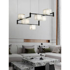 Ostruvye Chandelier Albâtre Boîte Créativité Salon - Neutralighting