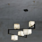 Ostruvye Chandelier Albâtre Boîte Créativité Salon - Neutralighting