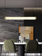 Plotuvyi Suspension Albâtre Bande Moderne Salon - Neutralighting