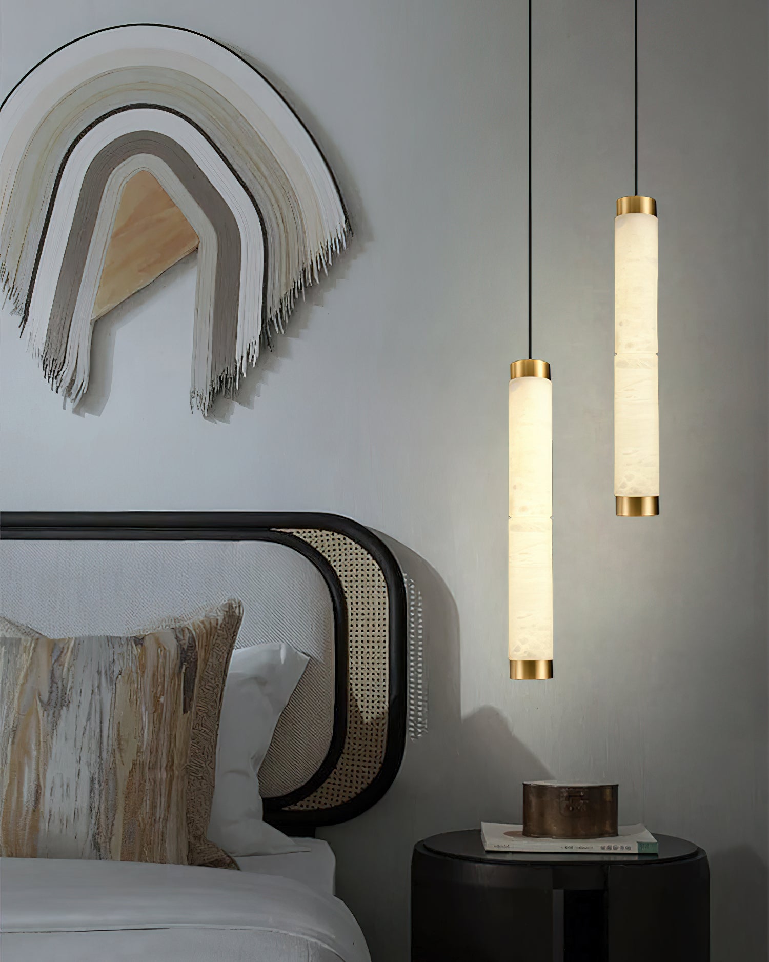 Plotuvyi Suspension Albâtre Bande Moderne Salon - Neutralighting