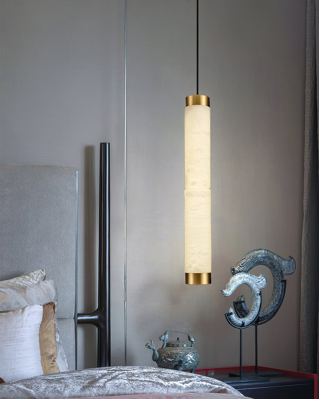 Plotuvyi Suspension Albâtre Bande Moderne Salon - Neutralighting