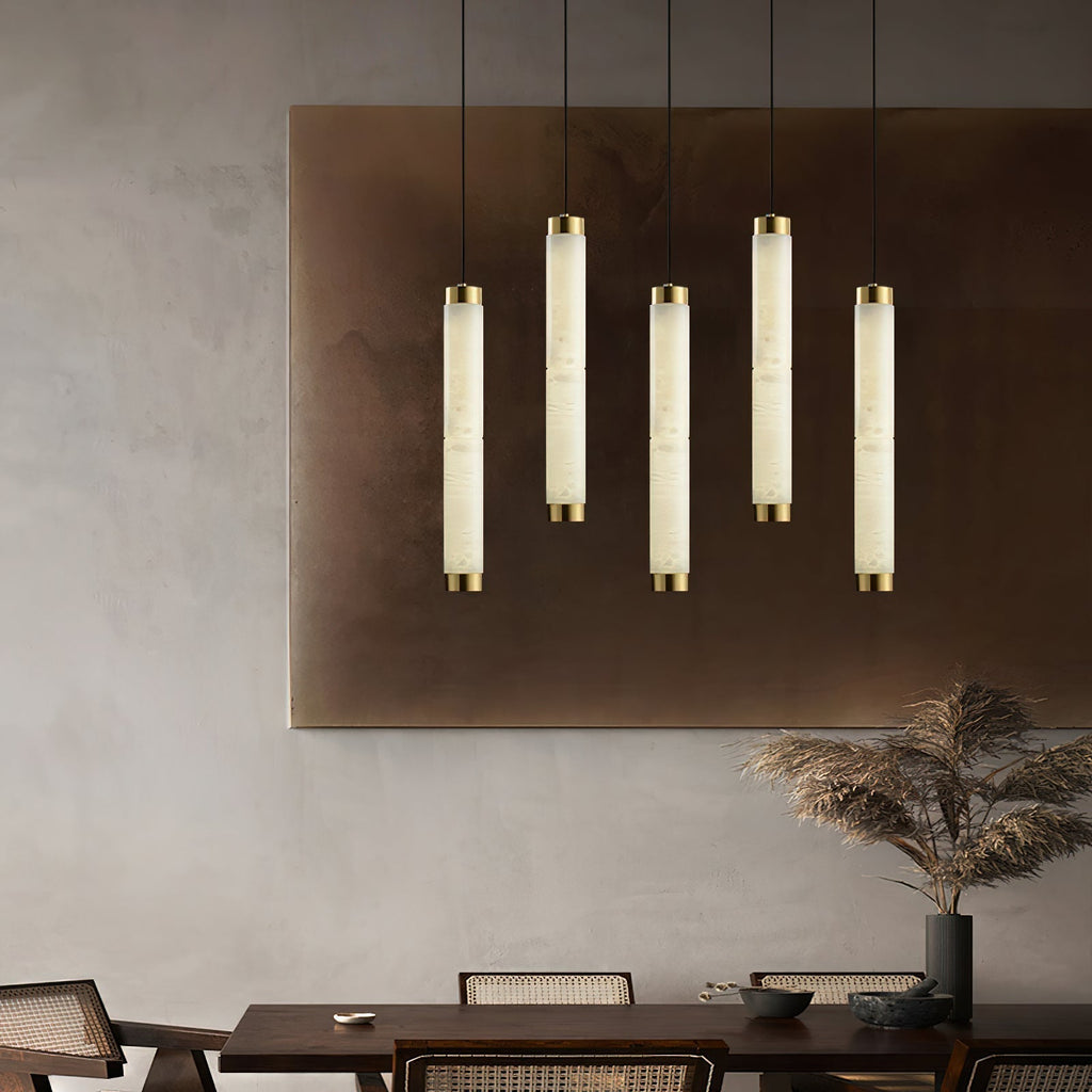 Plotuvyi Suspension Albâtre Bande Moderne Salon - Neutralighting