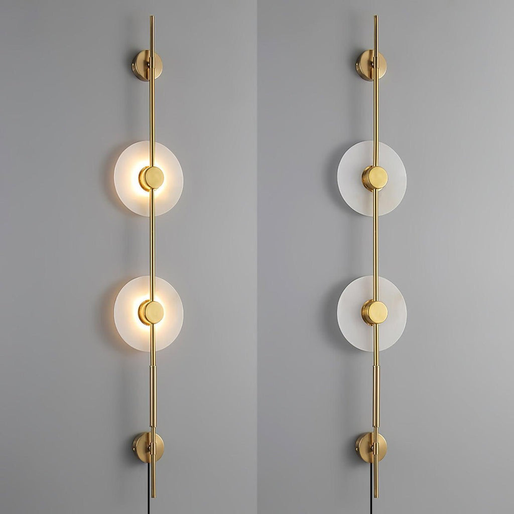Edria Minimalist Alabaster Wall Light - Neutralighting