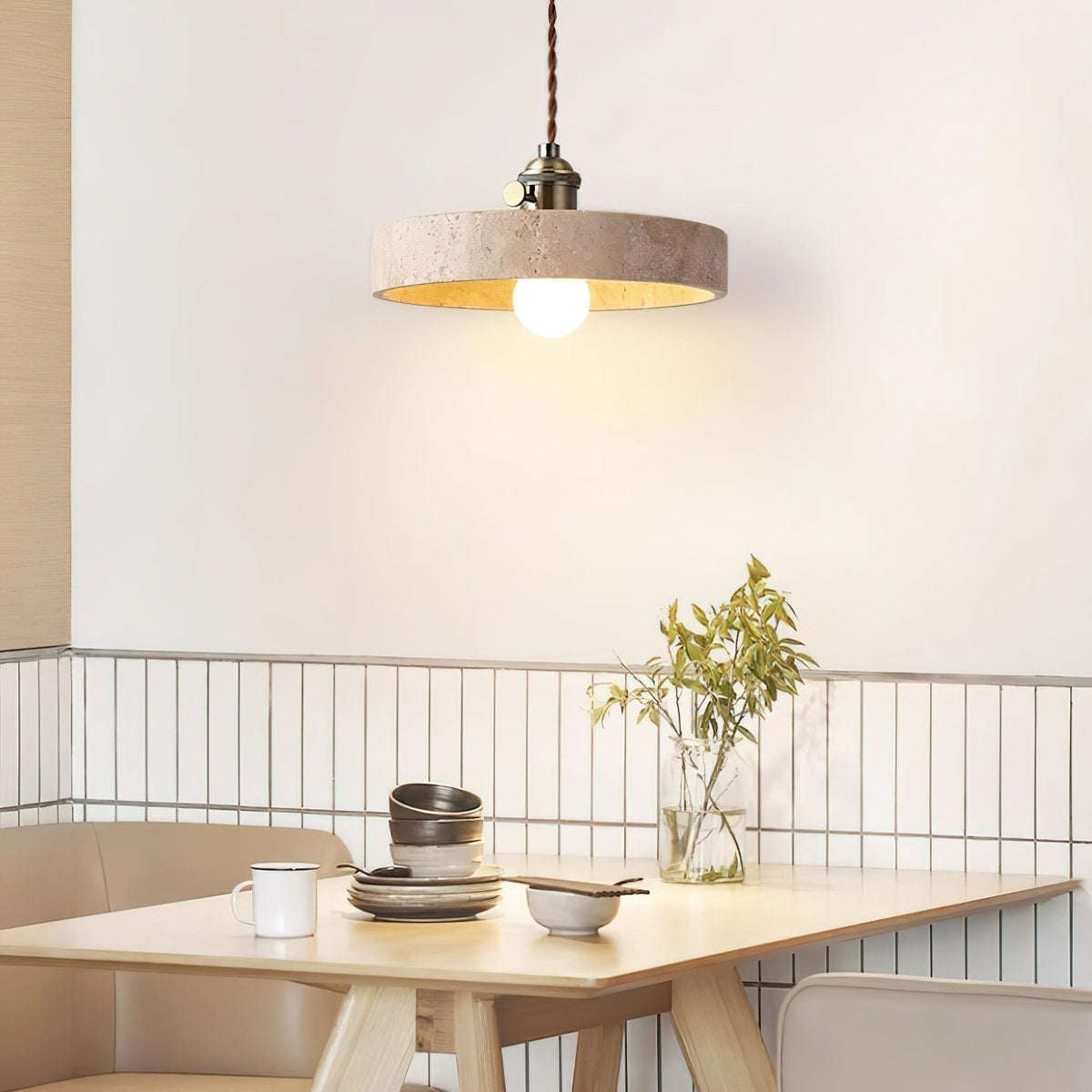 Lysorel Lampe Pendante en Travertin - Neutralighting