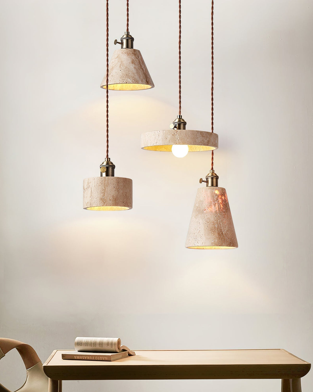 Lysorel Lampe Pendante en Travertin - Neutralighting