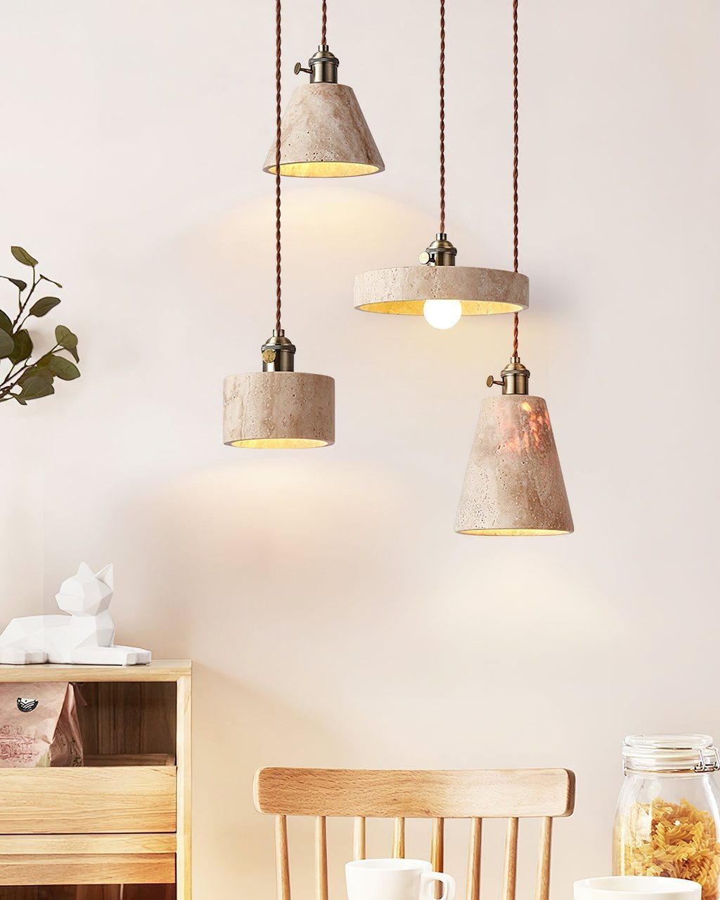 Lysorel Lampe Pendante en Travertin - Neutralighting