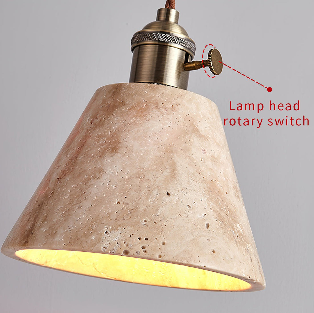 Lysorel Lampe Pendante en Travertin - Neutralighting